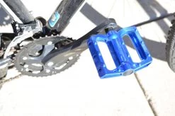 Lumintrail Outdoor Recreation Bike Pedals: Flat Alloy Platform