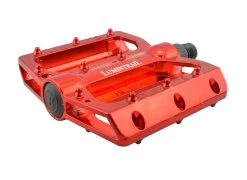 Lumintrail Outdoor Recreation Bike Pedals: Flat Alloy Platform