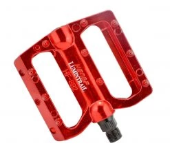 Lumintrail Outdoor Recreation Bike Pedals: Flat Alloy Platform