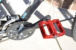Lumintrail Outdoor Recreation Bike Pedals: Flat Alloy Platform