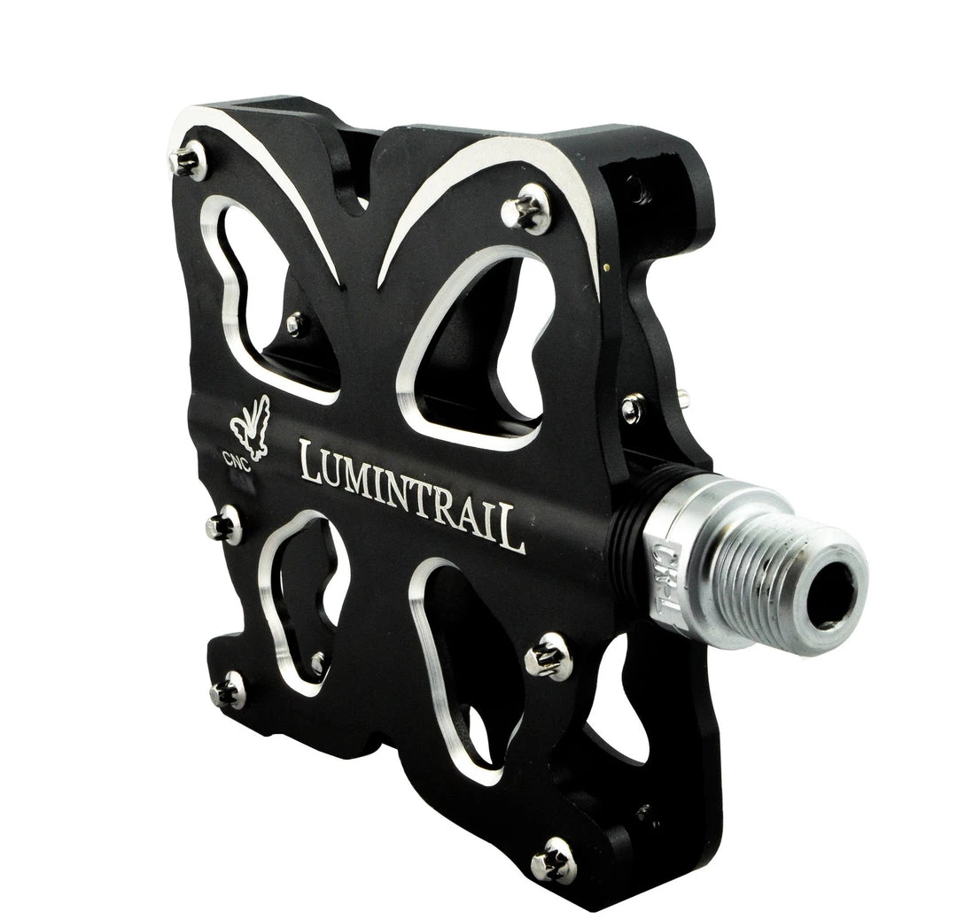 Lumintrail Bicycle Pedals Butterfly CNC Alloy Sealed Bearing 2 Lumintrail Bicycle Pedals Butterfly CNC Alloy Sealed Bearing
