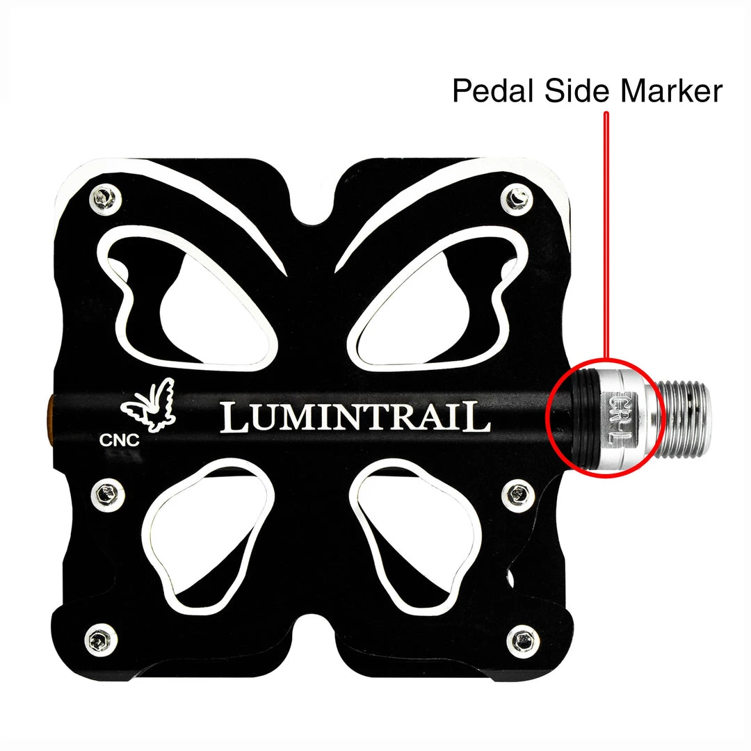 Lumintrail Bicycle Pedals Butterfly CNC Alloy Sealed Bearing 3 Lumintrail Bicycle Pedals Butterfly CNC Alloy Sealed Bearing