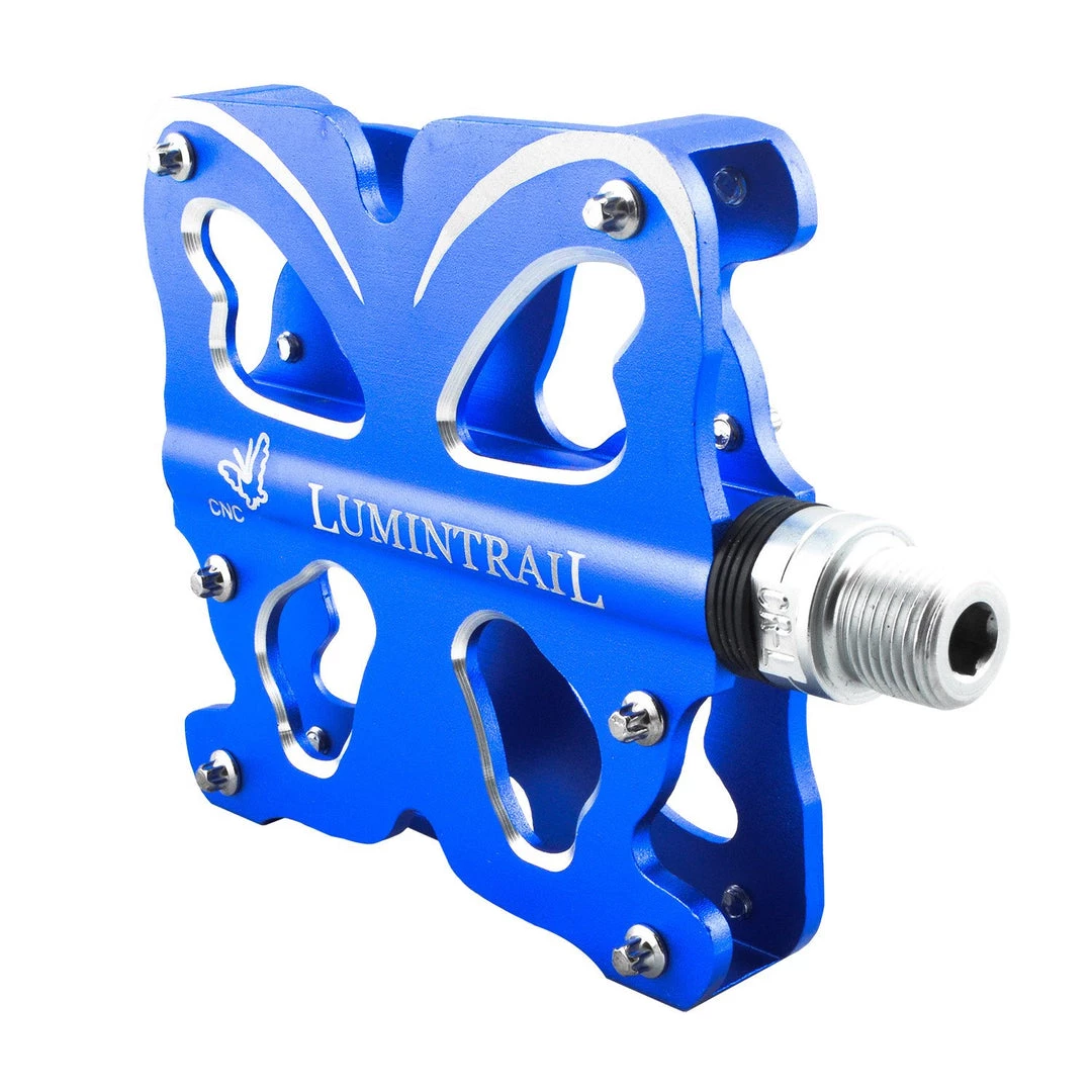 Lumintrail Bicycle Pedals Butterfly CNC Alloy Sealed Bearing 8 Lumintrail Bicycle Pedals Butterfly CNC Alloy Sealed Bearing