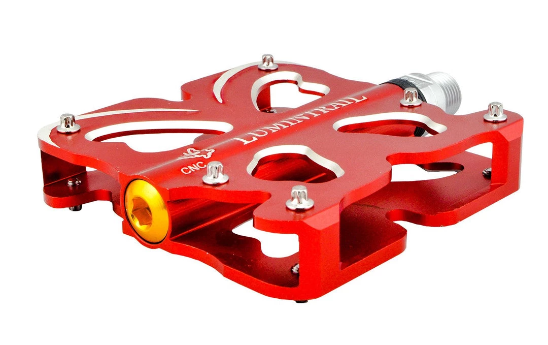 Lumintrail Bicycle Pedals Butterfly CNC Alloy Sealed Bearing 10 Lumintrail Bicycle Pedals Butterfly CNC Alloy Sealed Bearing