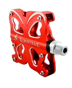 Lumintrail Bicycle Pedals Butterfly CNC Alloy Sealed Bearing 22 Lumintrail Bicycle Pedals Butterfly CNC Alloy Sealed Bearing