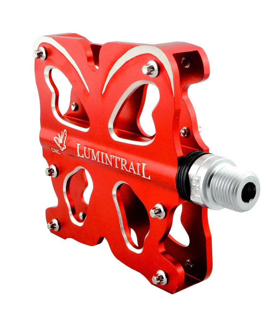 Lumintrail Bicycle Pedals Butterfly CNC Alloy Sealed Bearing 11 Lumintrail Bicycle Pedals Butterfly CNC Alloy Sealed Bearing
