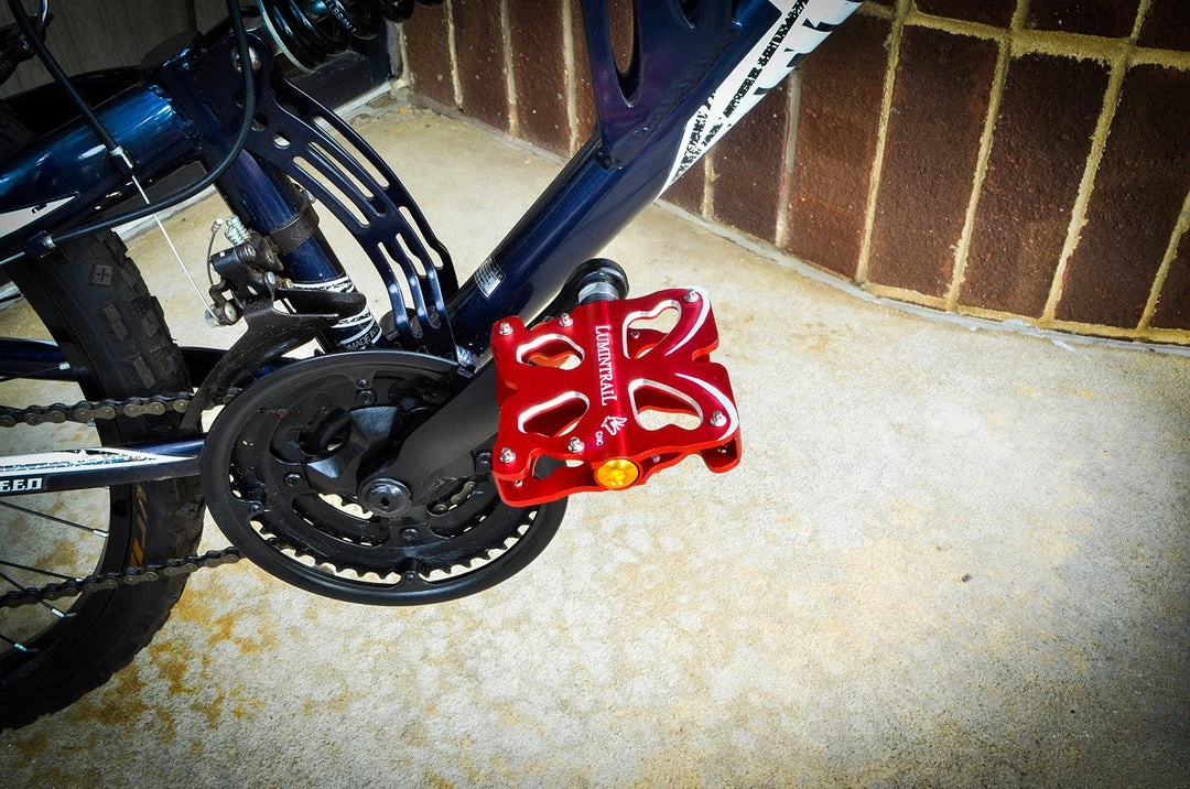 Lumintrail Bicycle Pedals Butterfly CNC Alloy Sealed Bearing 12 Lumintrail Bicycle Pedals Butterfly CNC Alloy Sealed Bearing