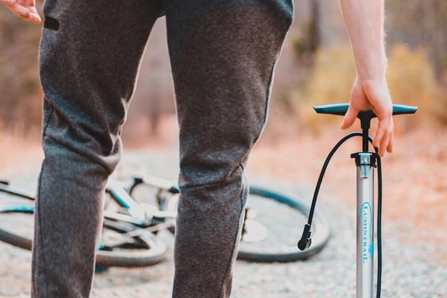 Lumintrail Bike Floor Pump Dual Valve With Gauge PM-38 Outdoor Recreation 4 Lumintrail Bike Floor Pump Dual Valve With Gauge PM-38 Outdoor Recreation