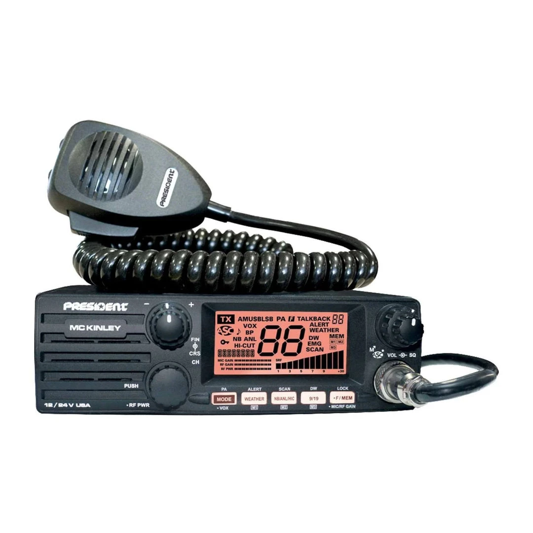 President Electronics PRESIDENT TXUS600 MCKINLEY USA 12/24V CB Radio Outdoor Recreation 1 President Electronics PRESIDENT TXUS600 MCKINLEY USA 12/24V CB Radio Outdoor Recreation