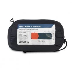 Klymit Quilted V Sheet, Washable Fitted Sheet For Regular Size Sleeping Pads Outdoor Recreation
