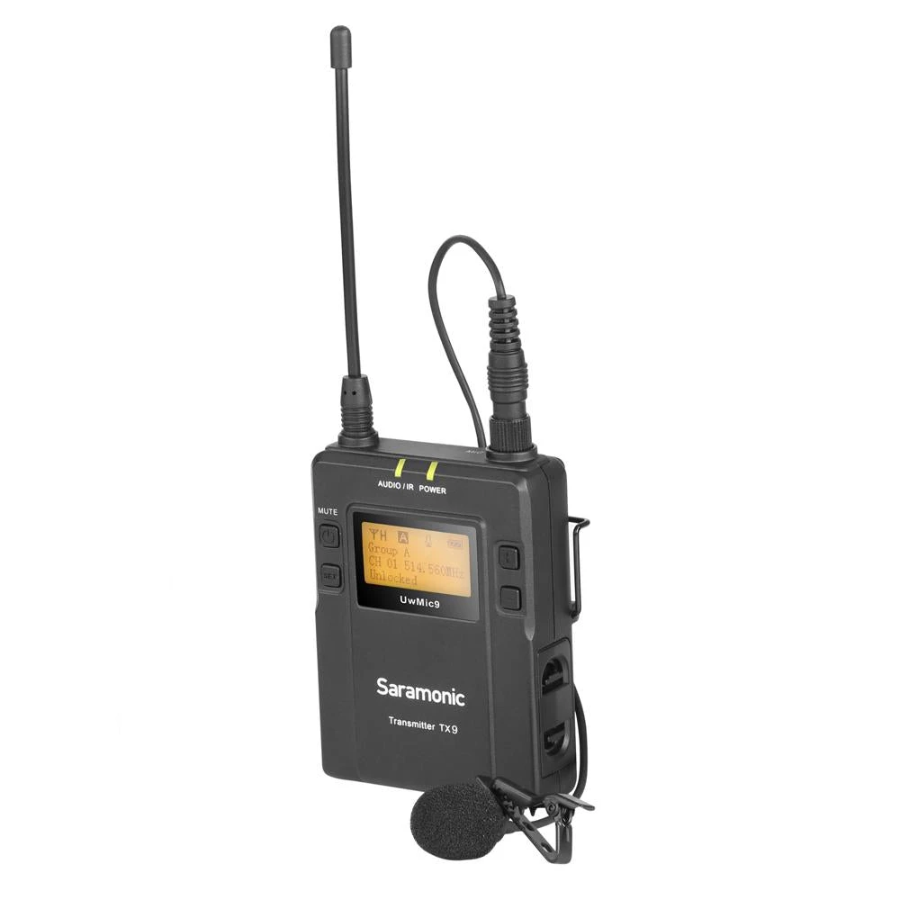 Outdoor Recreation Saramonic UwMic9 TX9 UHF Bodypack Transmitter & SR-M1 Omnidirectional Microphone 3 Outdoor Recreation Saramonic UwMic9 TX9 UHF Bodypack Transmitter & SR-M1 Omnidirectional Microphone