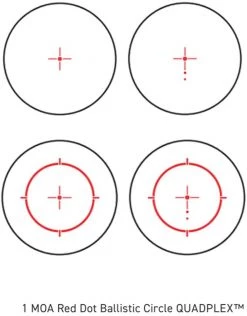 Sig Sauer SOR43032 ROMEO4T Tactical Solar Powered Red Dot Sight 1X20 MM Quadplex Outdoor Recreation