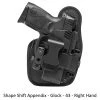 Alien Gear Holster Alien Gear Shape Shift Appendix - Glock - 43 - Right Hand