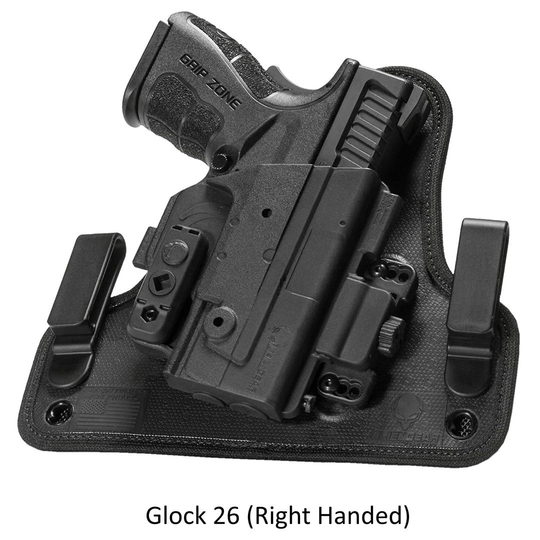 Alien Gear Holsters Glock - 26 ShapeShift 4.0 IWB Holster - Right Handed Shooting 1 Alien Gear Holsters Glock - 26 ShapeShift 4.0 IWB Holster - Right Handed Shooting