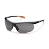 Eyewear Suncloud Zephyr Medium Fit Sunglasses Black Frame With Polar Gray Lens