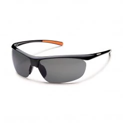 Eyewear Suncloud Zephyr Medium Fit Sunglasses Black Frame With Polar Gray Lens