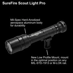 SureFire Scoutlight Pro Weapon Light High Output 1000 Lumen LED M640U-BK-PRO Outdoor Recreation