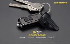 Nitecore TIP 2017 - 360 Lumen USB Rechargeable LED Keychain Flashlight - Blue