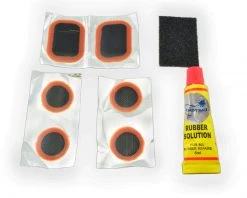 Lumintrail Cycle Bike Tire Patch Kit With Rubber Patch Cement