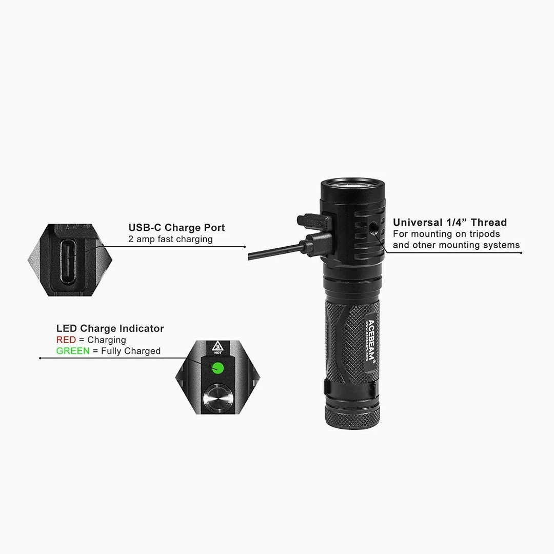 Acebeam EC65 Flashlight 2 Acebeam EC65 Flashlight