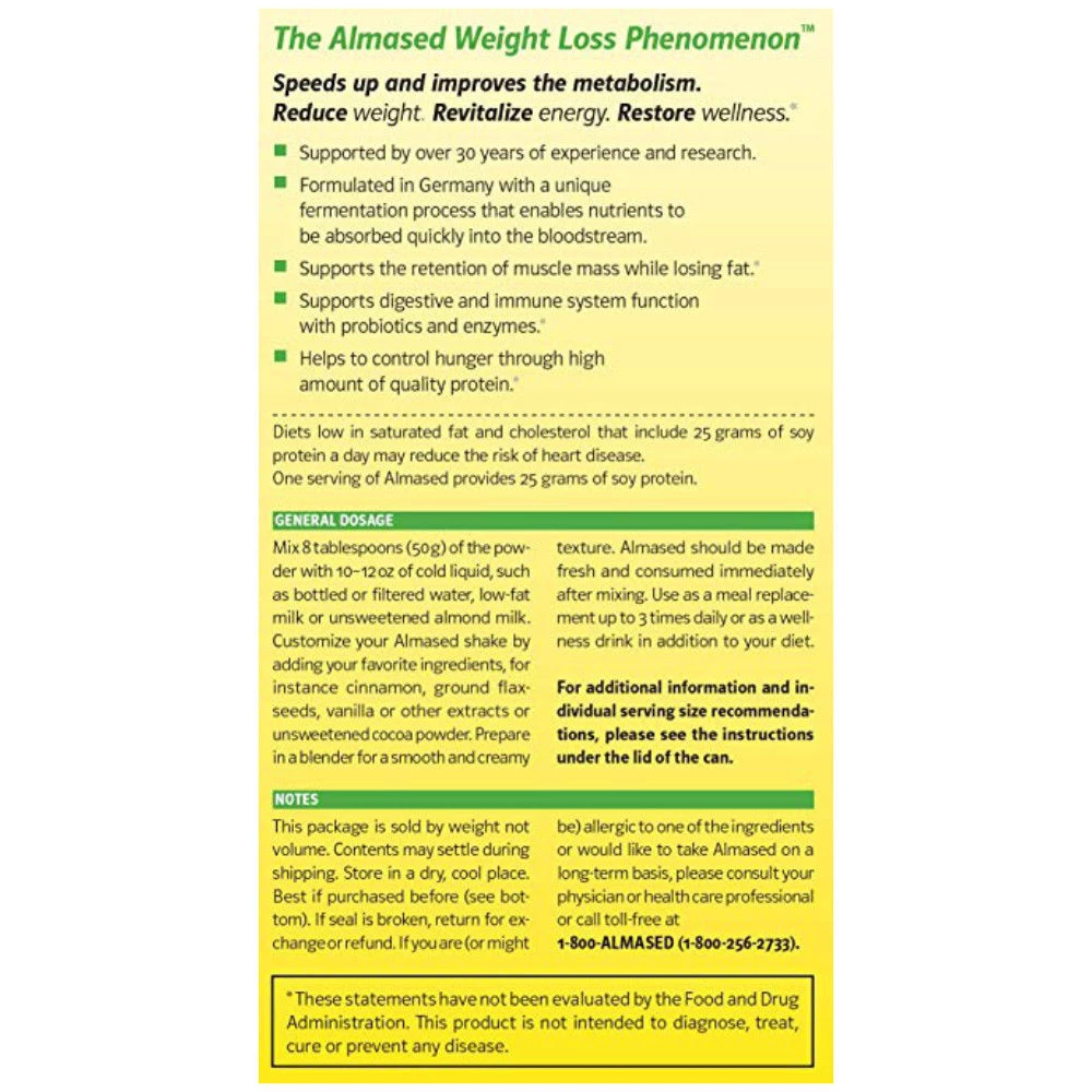 Health Supplements Almased Multi Protein Powder Supplement Supports Weight Loss, Health And Energy 4 Health Supplements Almased Multi Protein Powder Supplement Supports Weight Loss, Health And Energy