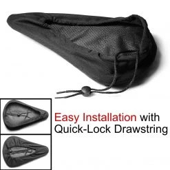 Lumintrail Extra Thick, Extra Soft Foam Bike Seat Cover, Cushion For Bicycles Outdoor Recreation