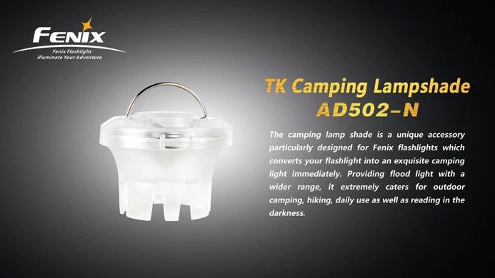 Accessories Fenix TK Series Camping Lampshade AD502 For TK & TA Series 4 Accessories Fenix TK Series Camping Lampshade AD502 For TK & TA Series