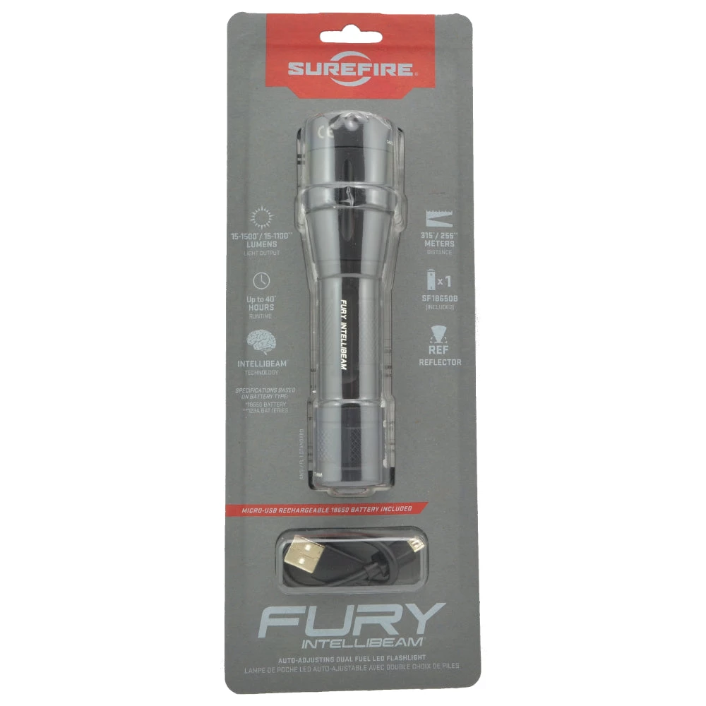 Outdoor Recreation SureFire Fury Intellibeam 1500 Lumen Tactical Flashlight (Fury-IB-DF) 6 Outdoor Recreation SureFire Fury Intellibeam 1500 Lumen Tactical Flashlight (Fury-IB-DF)