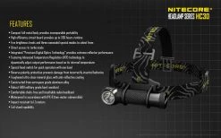 Nitecore HC30 CREE XM-L2 LED Headlamp - 1000 Lumens Flashlights