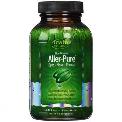 Irwin Naturals Aller-Pure Dietary Supplement Liquid Soft-Gels, 60 Count Health Supplements