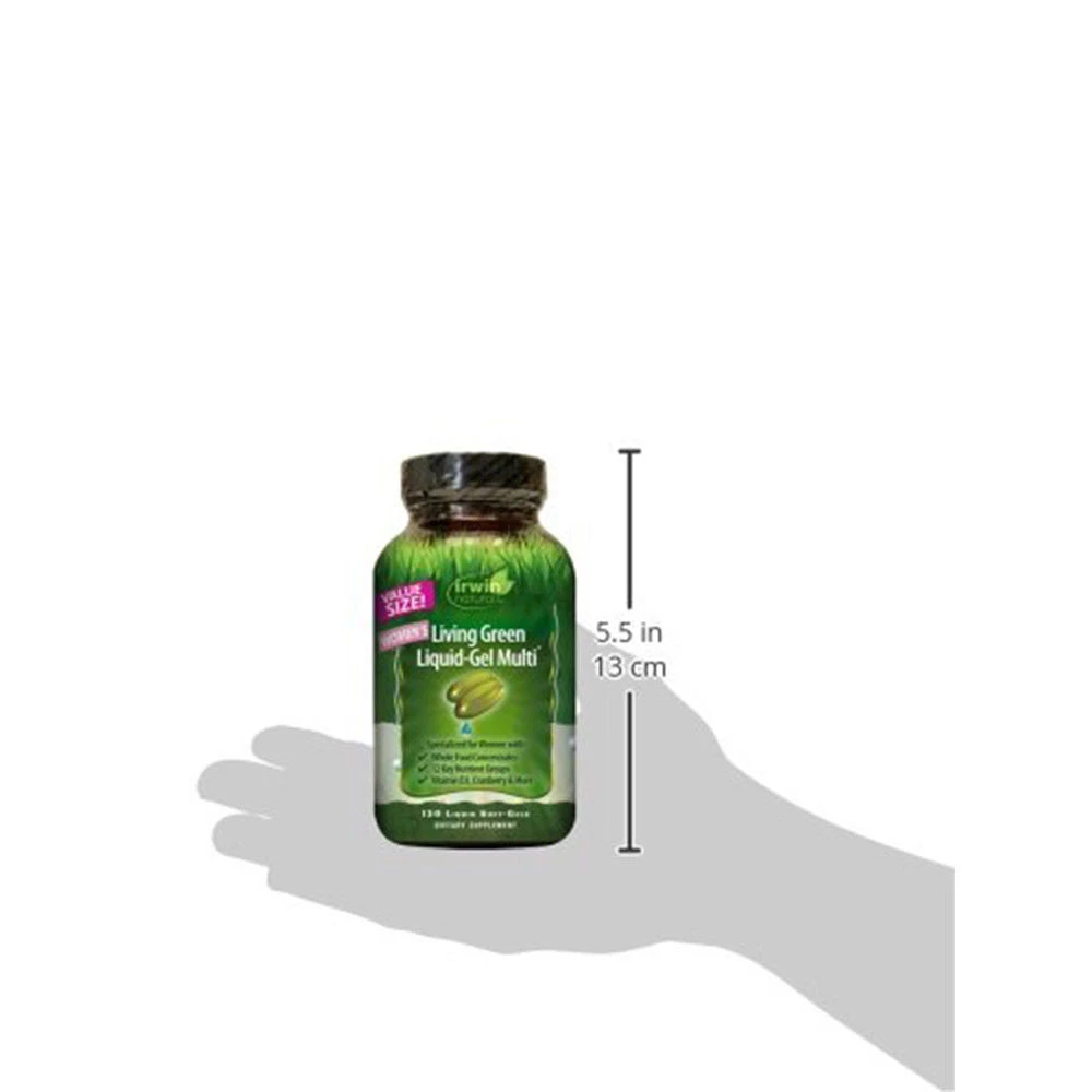 Irwin Naturals Living Green Liquid-Gel Multi For WOMEN 120 Liquid Soft Gel Outdoor Recreation 4 Irwin Naturals Living Green Liquid-Gel Multi For WOMEN 120 Liquid Soft Gel Outdoor Recreation