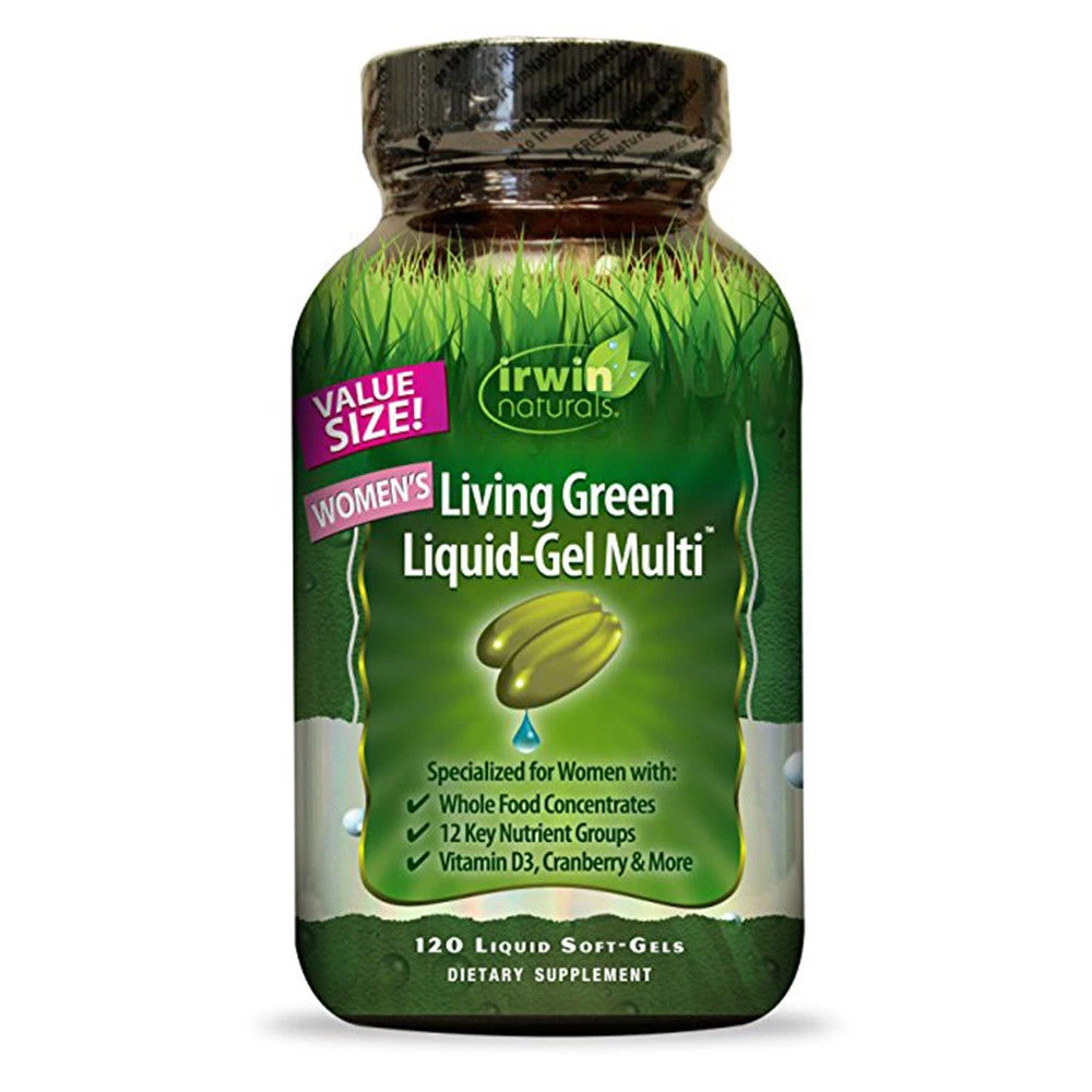 Irwin Naturals Living Green Liquid-Gel Multi For WOMEN 120 Liquid Soft Gel Outdoor Recreation 1 Irwin Naturals Living Green Liquid-Gel Multi For WOMEN 120 Liquid Soft Gel Outdoor Recreation