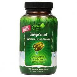 Irwin Naturals Ginkgo Smart Maximum Focus & Memory 120 Liquid Soft Gel