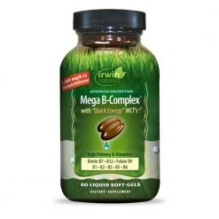 Irwin Naturals Mega B Complex 60 Liquid Soft Gel Count Outdoor Recreation
