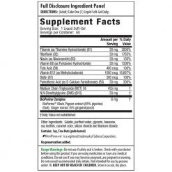 Irwin Naturals Mega B Complex 60 Liquid Soft Gel Count Outdoor Recreation