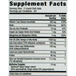 Irwin Naturals Healthy Skin & Hair Plus Nails 120 Liquid Soft Gels 8 Irwin Naturals Healthy Skin & Hair Plus Nails 120 Liquid Soft Gels