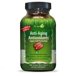 Outdoor Recreation Irwin Naturals Anti-Aging Antioxidants 60 Liquid Soft Gel Count