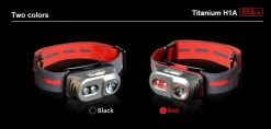 Klarus H1A Rechargeable Headlamp (Titanium) - 550Lm - Battery Included Flashlights