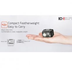 Outdoor Recreation Klarus HC1-R 300 Lumen Waterproof Headlamp Lightweight 3 LEDs White & Red Light