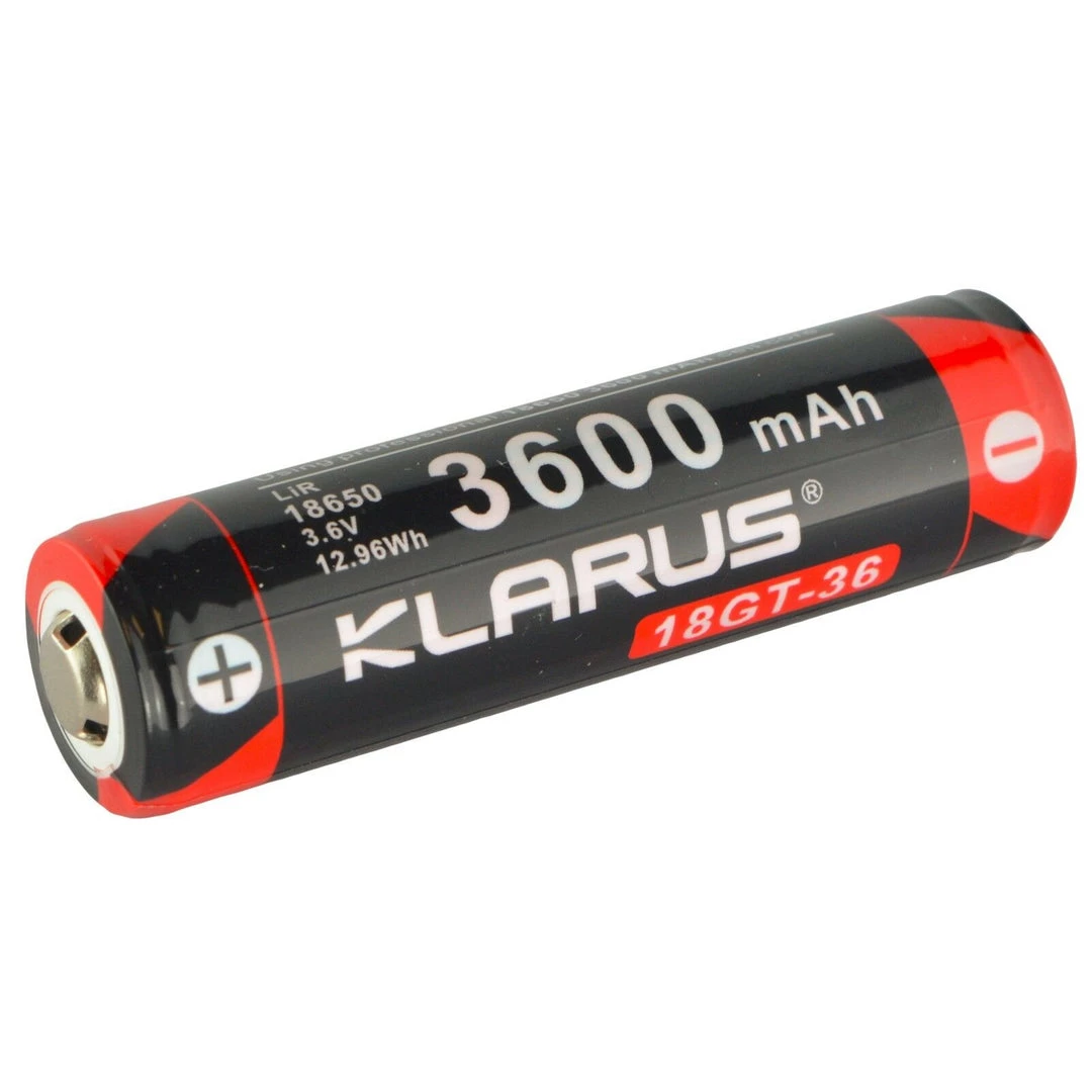Klarus 18GT-36 18650 3600 MAh Li-ion Rechargeable Battery For LED Flashlights Outdoor Recreation 1 Klarus 18GT-36 18650 3600 MAh Li-ion Rechargeable Battery For LED Flashlights Outdoor Recreation