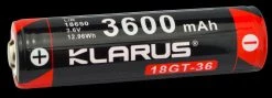 Klarus 18GT-36 18650 3600 MAh Li-ion Rechargeable Battery For LED Flashlights Outdoor Recreation