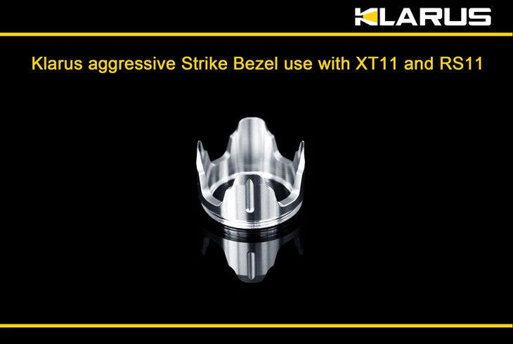 Klarus RS11/XT11/XT12 Agressive Strike Bezel 2 Klarus RS11/XT11/XT12 Agressive Strike Bezel