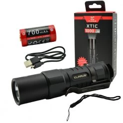 Klarus XT1C 1000 Lumen Tactical EDC Flashlight W/ Rechargeable Battery