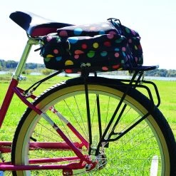 Lumintrail Outdoor Recreation Rear Frame Mounted Bike Cargo Rack For Non-Disc Brakes