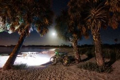 Lumintrail LED Bicycle Headlight Set With Helmet Mount - 3000 Lumen