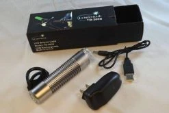 Outdoor Recreation Lumintrail TB-300S USB Rechargeable Bicycle Light