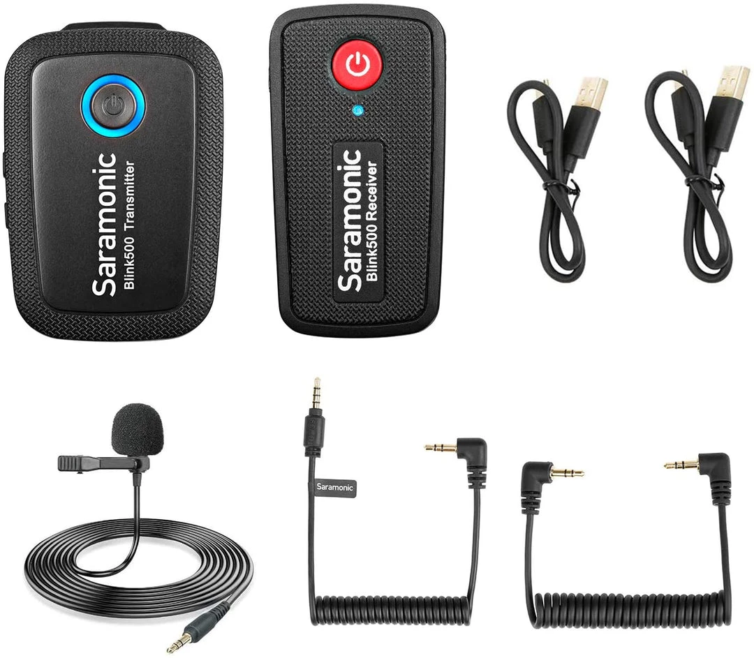 Saramonic Blink 500 B1 (TX+RX) Ultracompact 2.4GHz Wireless Microphone System Outdoor Recreation 1 Saramonic Blink 500 B1 (TX+RX) Ultracompact 2.4GHz Wireless Microphone System Outdoor Recreation