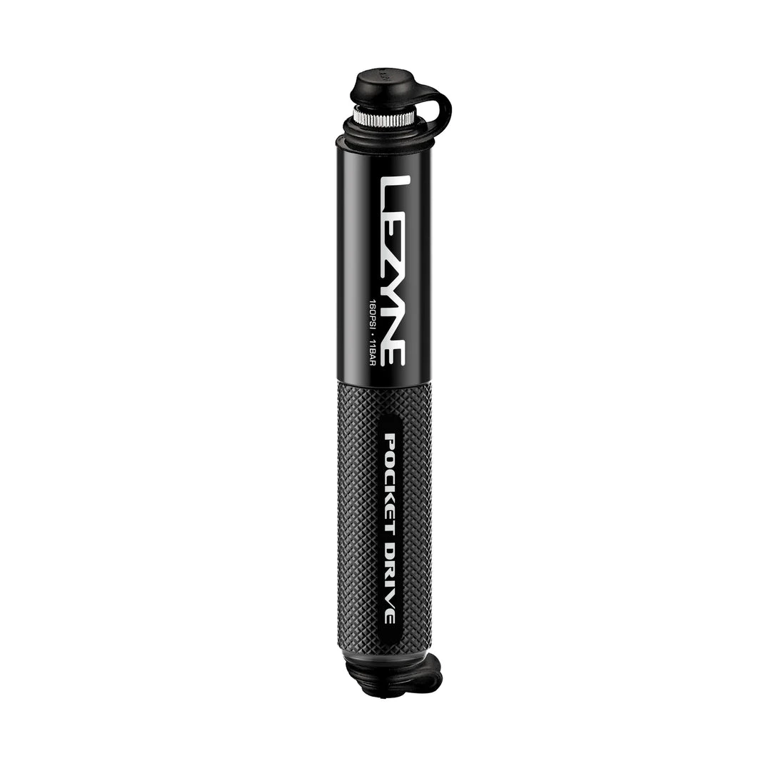 Lezyne Pocket Drive HP Bicycle Hand Pump 160 PSI, Presta And Schrader Valve 1 Lezyne Pocket Drive HP Bicycle Hand Pump 160 PSI, Presta And Schrader Valve