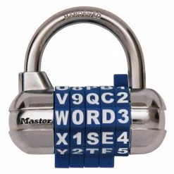 Master Lock 1534D Password Plus Combo Lock, Colors May Vary 1-Pack Outdoor Recreation