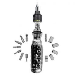 Houseware Nebo 14 In 1 Ultra Socket Wrench & Screwdriver With 7 Bits & 5 Sockets